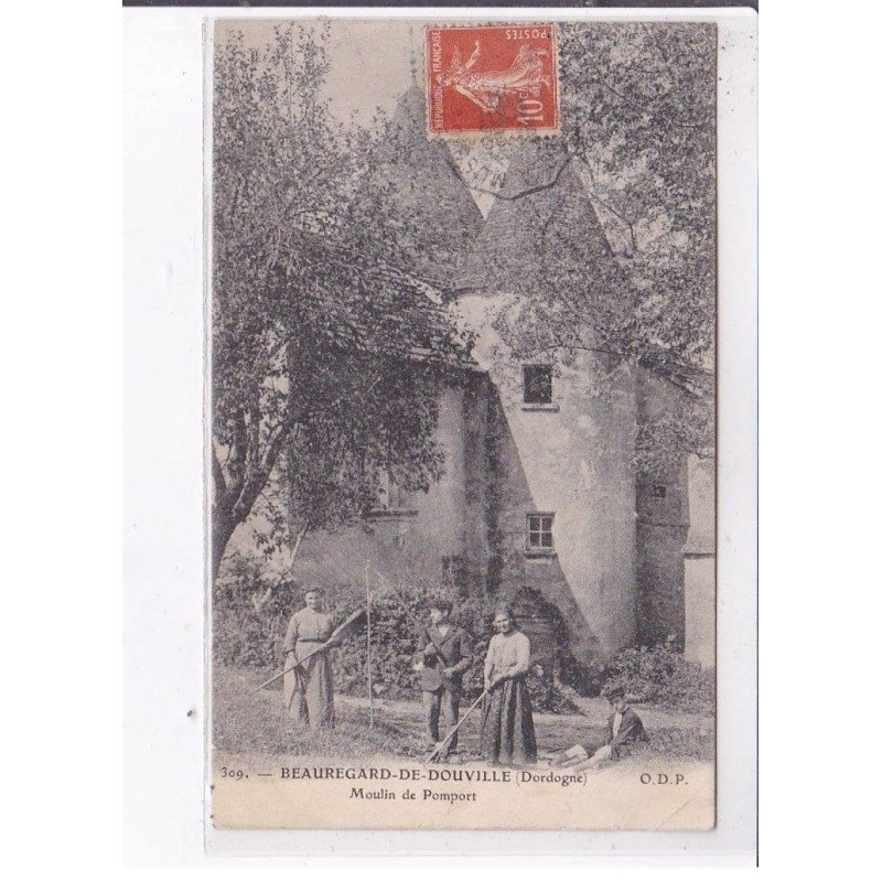 BEAUREGARD-de-DOUVILLE: moulin de pomport - très bon état