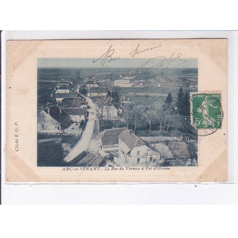 ARC-en-SENANS: la rue du vernois a  vol d'oiseau - très bon état