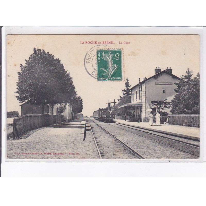 LA ROCHE-en-BRENIL: la gare - très bon état
