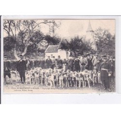 BEAUMONT-le-ROGER: forêt, équipage rallye puysaye, la chapelle saint-marc - très bon état