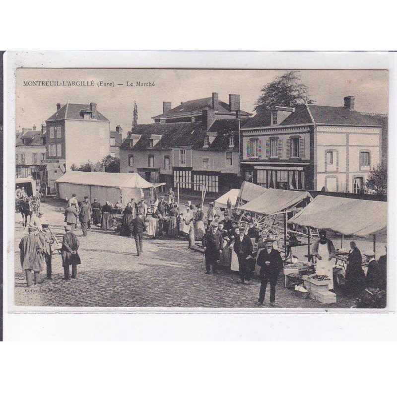 MONTREUIL-L'ARGILLE: le marché - très bon état
