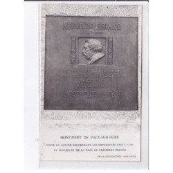 PACY-sur-EURE: monument de pacy-sur-eure, Aristide Briand - très bon état