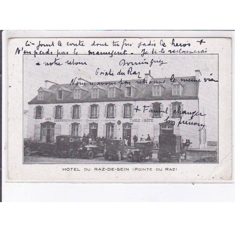 POINTE-du-RAZ: hôtel du raz-de-sein - état