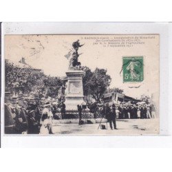 BAGNOLS: inauguration du monument des combattants de 1870-1871 - très bon état