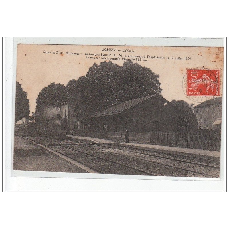 UCHIZY - La gare - état (coupée de travers)
