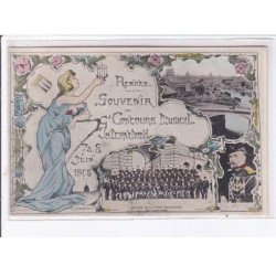 RENNES: souvenir du concours musical international 7 et 8 juin 1908 - très bon état