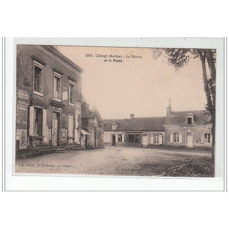 CHANGE - La Mairie et la Poste - très bon état