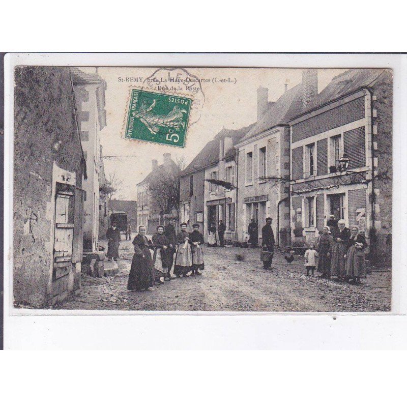 SAINT-REMY: la haye-descartes, rue de la poste - état