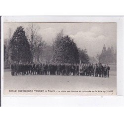 TOURS: école supérieure tessier, la visite des jardins et curiosités de la ville - très bon état