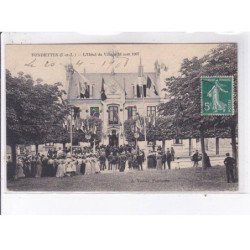 FONDETTES: l'hôtel de ville le 18 août 1907 - très bon état