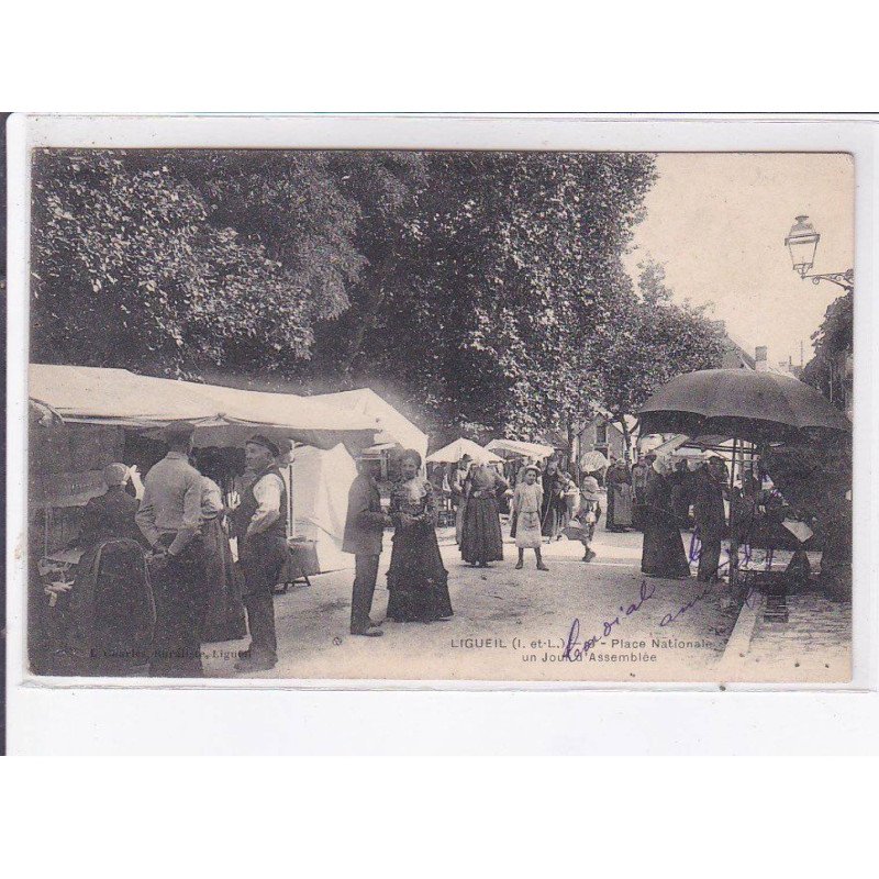 LIGUEIL: place nationale un jour d'assemblée - état