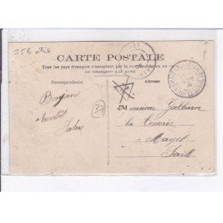 CHATEAU-la-VALLIERE: mulets transportant les bois de la forêt de vaujours - état