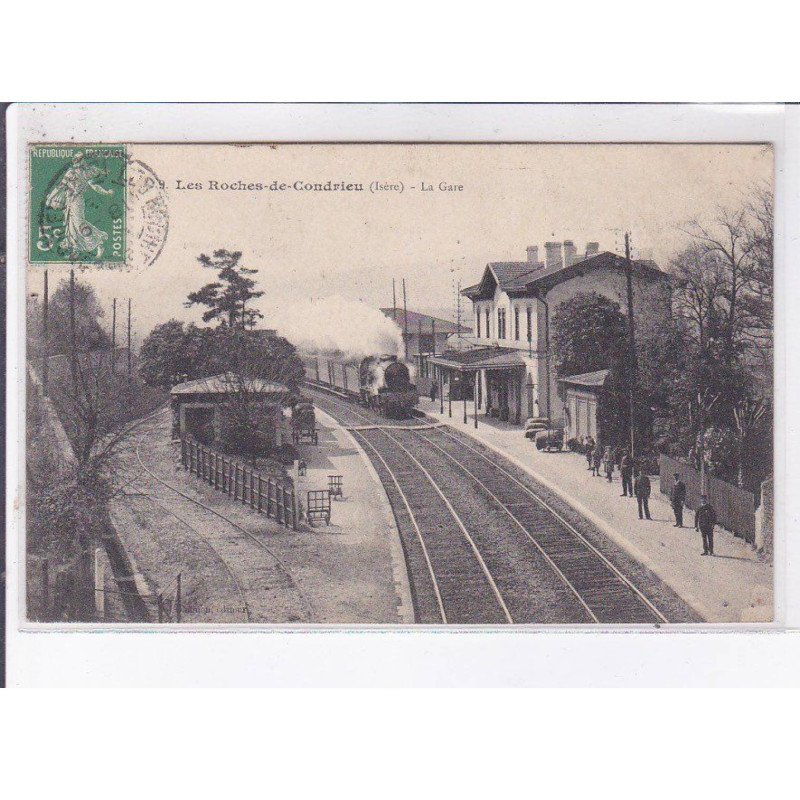 LES ROCHES-de-CONDRIEU: la gare - très bon état