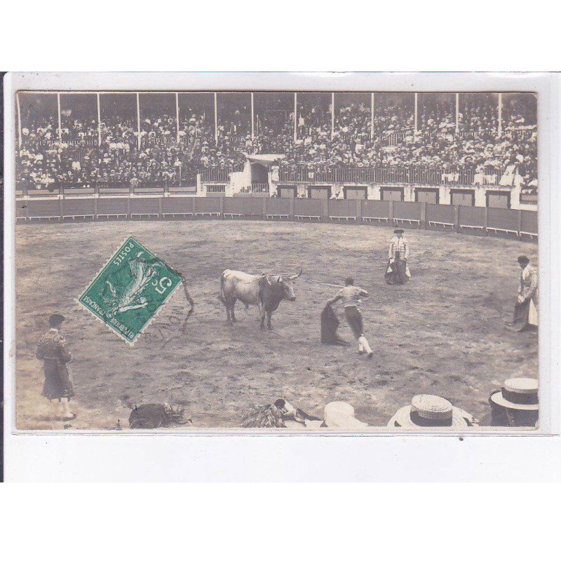 MONT-de-MARSAN: arène, taureau, torero, corrida - très bon état