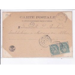 LOIR ET CHER: femme portant affaires sur la tête - très bon état