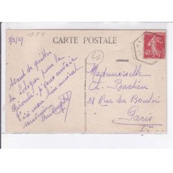 LA MAROLLE: la grotte de N.-D. de lourdes le jour de l'inauguration pendant la messe - très bon état