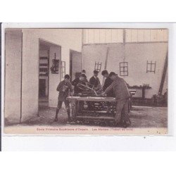 ONZAIN: école primaire supérieure d'onzain, les ateliers (travail du bois) - très bon état