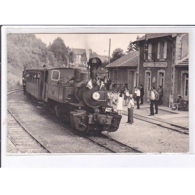 LE CHAMBON-sur-LIGNON: train, gare - état