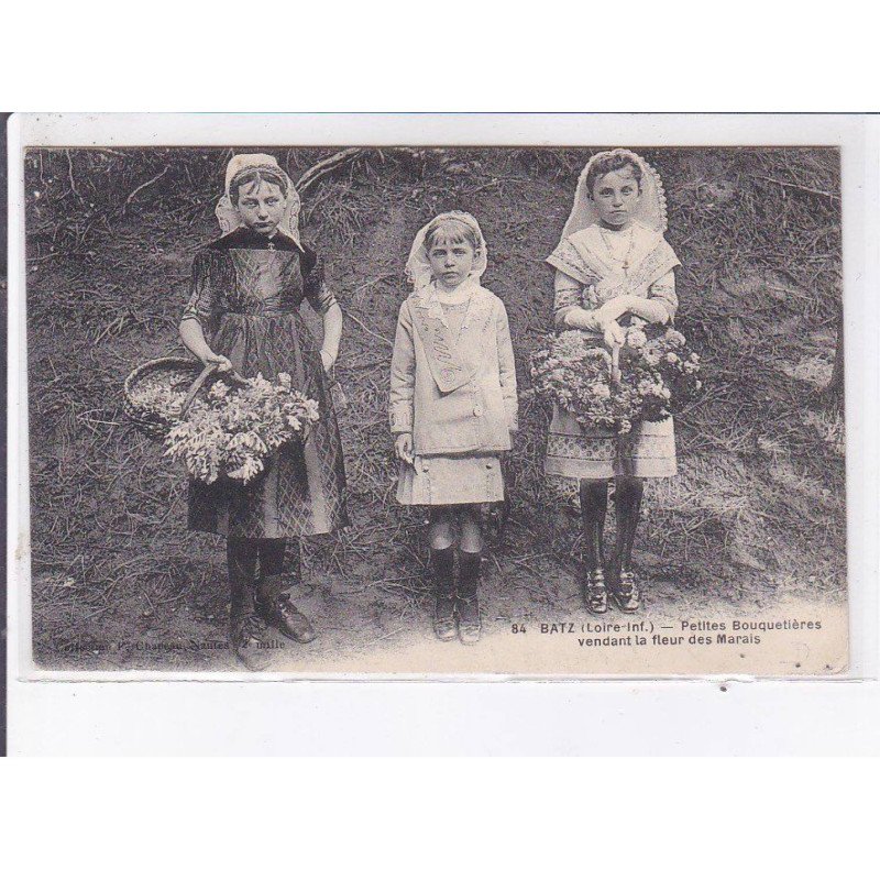 BATZ: petites bouquetières vendant la fleur des marais - très bon état BATZ: petites bouquetières vendant la fleur des marais - très bon état