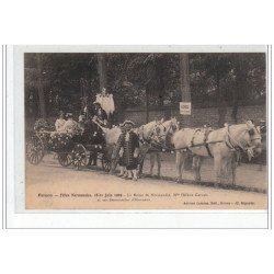 ROUEN - Fêtes Normandes 18-21 Juin 1909 - La Reine de Normandie, mlle Hélène Gervais - très bon état