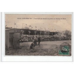 ROUEN - Fêtes Normandes 1909 - concours de chiens de police au Champ de Mars - très bon état