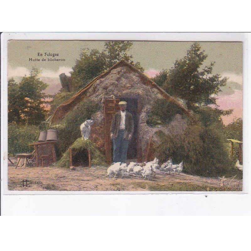 ORLEANS(?): hutte de bûcheron - état