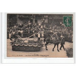 ROUEN - Fêtes Normandes 1909 - Char agricole - très bon état