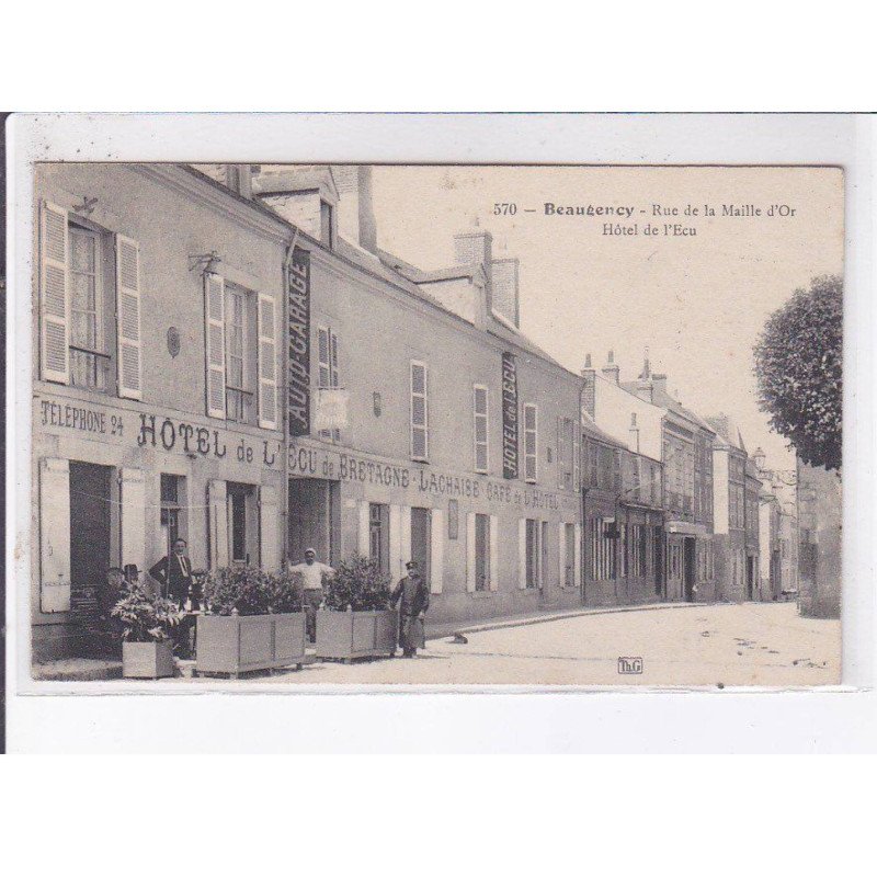 BEAUGENCY: rue de la maille d'or, hôtel de l'écu - très bon état