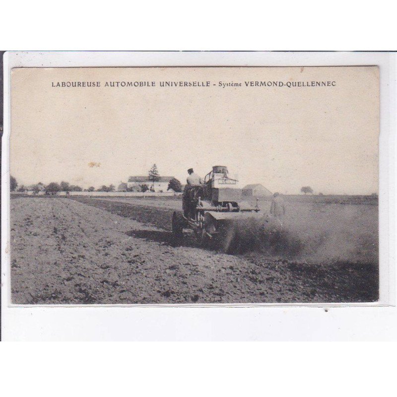 LA MOTTE-BEUVRON(?): agriculture, système vermond-quellennec - très bon état