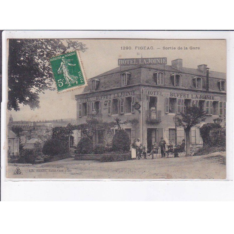 FIGEAC: sortie de la gare - très bon état