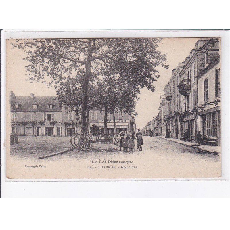 PUYBRUN: grand'rue - très bon état