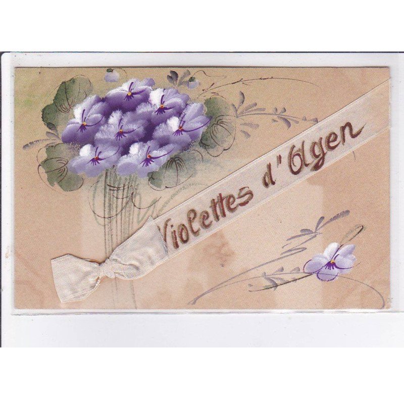 AGEN: violettes d'agen - très bon état