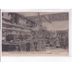 LE MAY-sur-EVRE: fabrique de chaussures, le progrès, coupeuses - état
