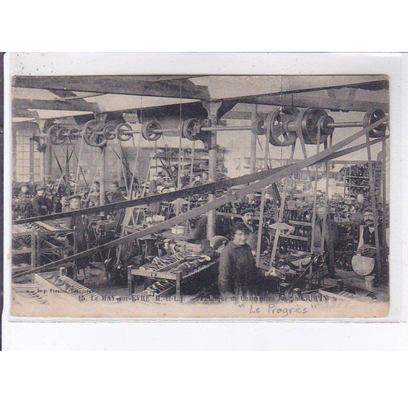 LE MAY-sur-EVRE: fabrique de chaussure - très bon état