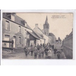 SAINT-COME-du-MONT: sortie de l'école des garçons - état