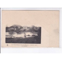 JUVIGNY: les inondation dans la marne, janvier 1910 - très bon état