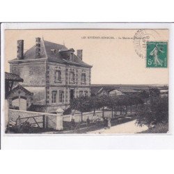 LES RIVIERES-HENRUEL: la mairie et l'école - très bon état