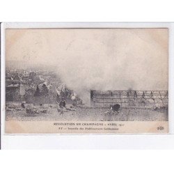AY: révolution en champagne avril 1911, incendie des établissement geldermann - très bon état