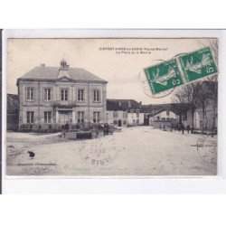 CIRFONTAINES-en-AZOIS: la place et la mairie - très bon état
