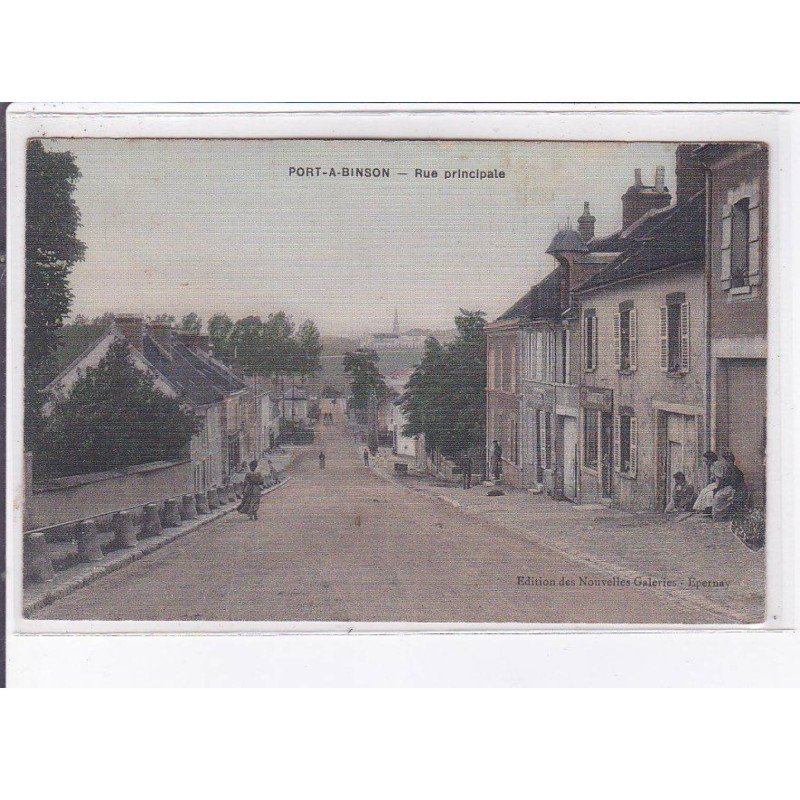 PORT-A-BINSON: rue principale - très bon état
