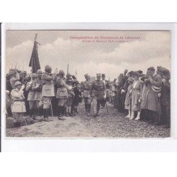 LEOMONT: inauguration du monument, arrivée du maréchal foch a  léomont - très bon état