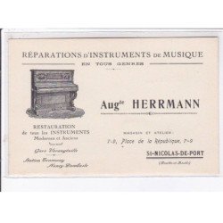 SAINT-NICHOLAS-de-PORT: réparation d'instruments de musique Augte Herrmann - état