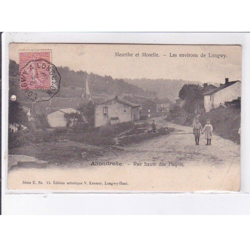 ALLONDRELLE: rue haute des paquis - état