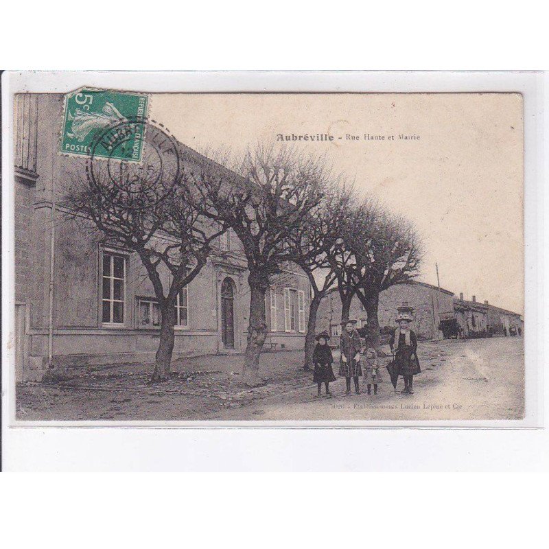 AUBREVILLE: rue haute et marie - très bon état