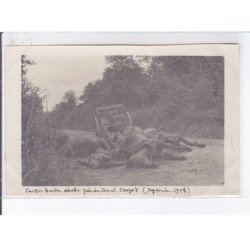 ANCELMONT: 6 photos, ww1, militaire, ruine, aviation - très bon état