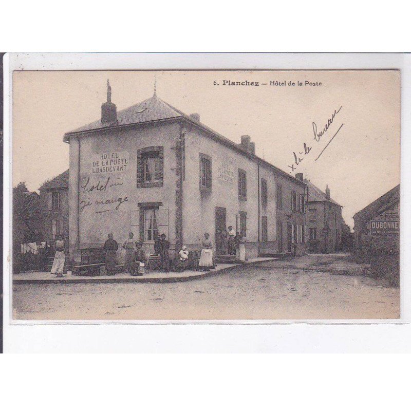 PLANCHEZ: hôtel de la poste - très bon état