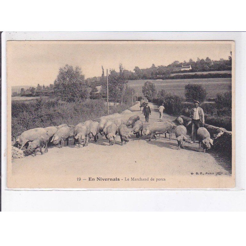 NIEVRE: en nivernais, le marchand de porcs - très bon état
