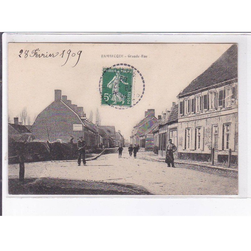 BAMBECQUE: grande rue - très bon état