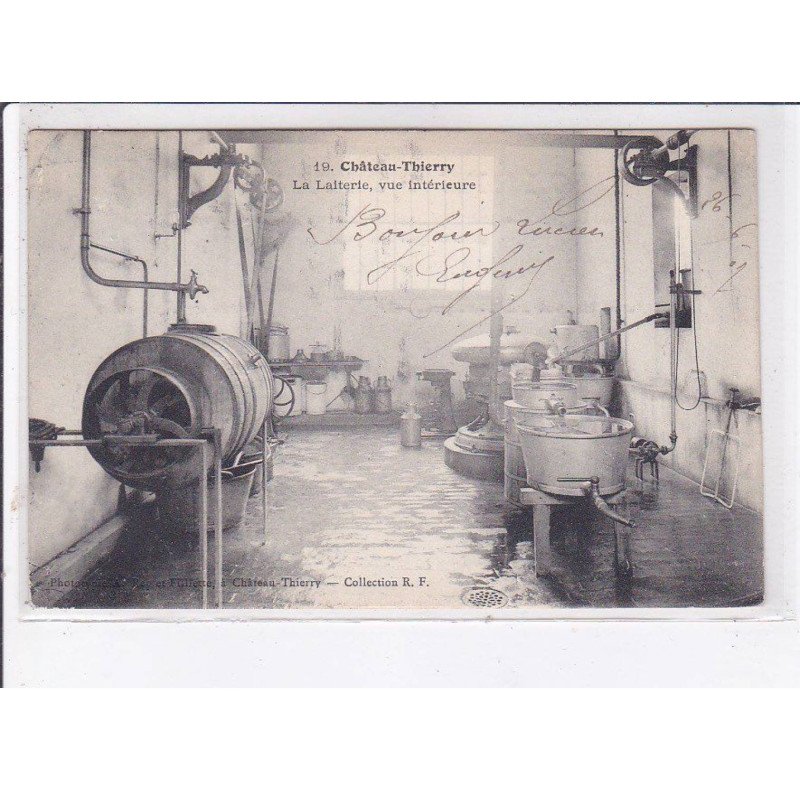CHÂTEAU-THIERRY: la laiterie, vue intérieure - très bon état