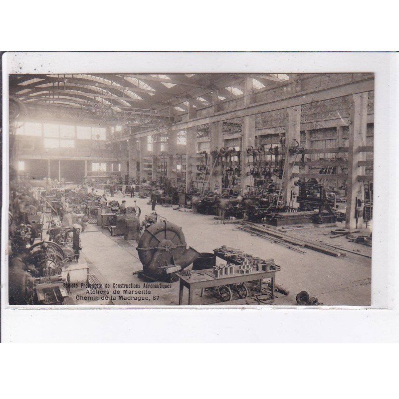 MARSEILLE: société constructions aéronautiques, chemin de la madrague 67 - très bon état